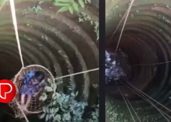 മാവൂരിൽ വെള്ളം കോരുന്നതിനിടെ നൂറടി താഴ്ചയുള്ള പഞ്ചായത്ത് കിണറ്റിൽ വീണ് വീട്ടമ്മ; രക്ഷകരായി മുക്കം ഫയർഫോഴ്‌സ്