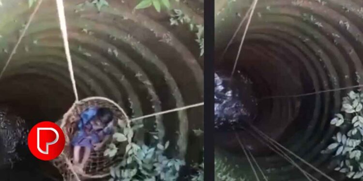 മാവൂരിൽ വെള്ളം കോരുന്നതിനിടെ നൂറടി താഴ്ചയുള്ള പഞ്ചായത്ത് കിണറ്റിൽ വീണ് വീട്ടമ്മ; രക്ഷകരായി മുക്കം ഫയർഫോഴ്‌സ്