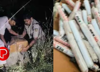 കോഴിക്കോട് കാരശ്ശേരിയിൽ വഴിയരികില്‍ ഉപേക്ഷിക്കപ്പെട്ട നിലയില്‍ വന്‍ സ്ഫോടക വസ്തുക്കള്‍ കണ്ടെത്തി