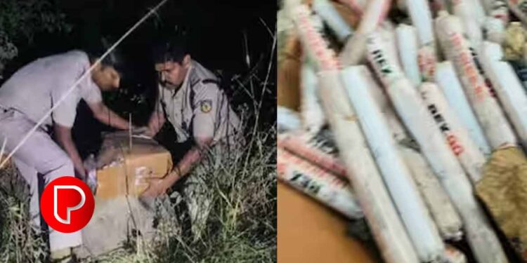 കോഴിക്കോട് കാരശ്ശേരിയിൽ വഴിയരികില്‍ ഉപേക്ഷിക്കപ്പെട്ട നിലയില്‍ വന്‍ സ്ഫോടക വസ്തുക്കള്‍ കണ്ടെത്തി