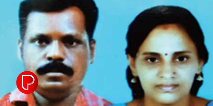 കൊല്ലത്ത് യുവതി ബസിന് മുന്നിൽ ചാടി മരിച്ചു ; ഭർത്താവിൻ്റെ മൃതദേഹം ക്വാറിയിൽകണ്ടെത്തി