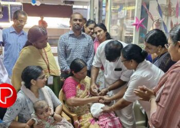 പൾസ് പോളിയോ; ചാത്തമംഗലം ഗ്രാമ പഞ്ചായത്ത് തല ഉദ്ഘാടനം നിർവഹിച്ചു