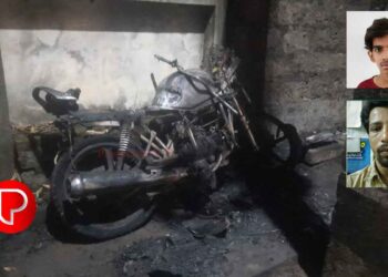 കൊടുവള്ളിയിൽ നിയന്ത്രണം ബൈക്കിന് തീപിടിച്ച് രണ്ടു മരണം