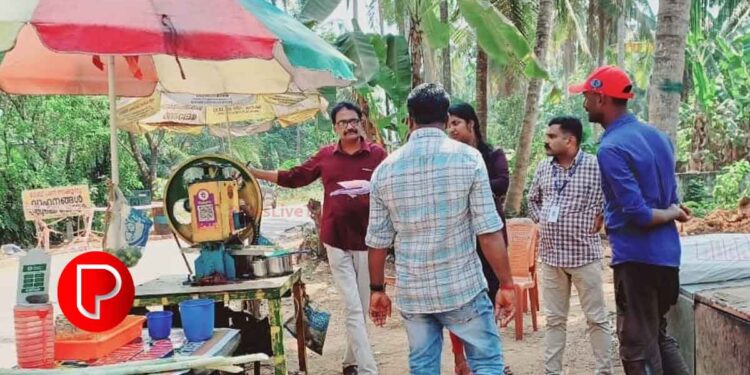 പകർച്ചവ്യാധി പ്രതിരോധം; തിരുവമ്പാടിയിലെ പാനീയ വില്പനശാലകളിൽ ആരോഗ്യവകുപ്പ് പരിശോധന ശക്തമാക്കി