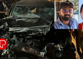 പത്തനംതിട്ടയിൽ കാര്‍ ലോറിയിലേക്ക് ഇടിച്ചുകയറി രണ്ടുപേര്‍ മരിച്ച അപകടം : ആത്മഹത്യയെന്ന് സൂചന