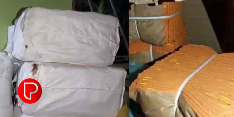 തിരുവമ്പാടിയില്‍ ബിജെപി പ്രവർത്തകന്‍റെ വീട്ടിൽ നിന്നും വന്‍ തോതിൽ തുണിത്തരങ്ങൾ കണ്ടെത്തിയ സംഭവം; ബിജെപി പ്രവര്‍ത്തകനെതിരെ കേസ്