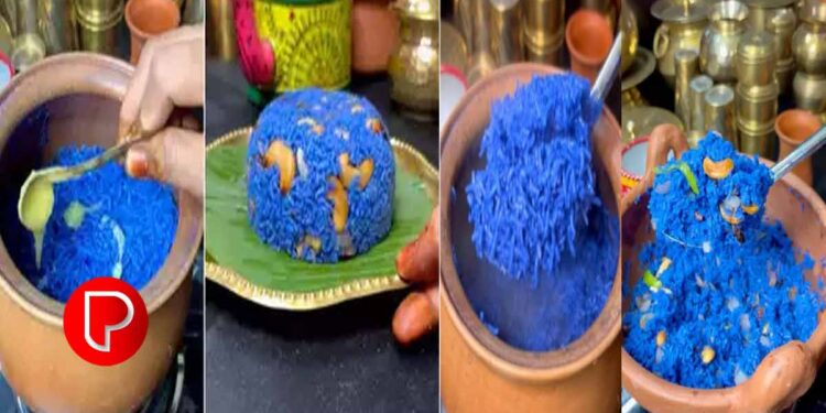 വെറൈറ്റി നെയ്ച്ചോറ് ; വൈറലായി വീഡിയോ