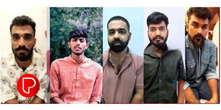 മണാശ്ശേരിയില്‍ വൻ മയക്കുമരുന്നുവേട്ട: അഞ്ചുപേര്‍ പിടിയില്‍