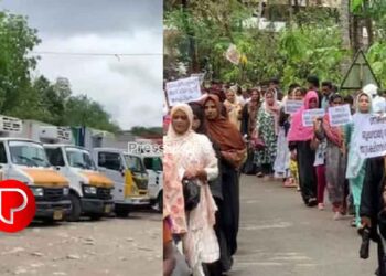 ‘ശുദ്ധവായുവും വെള്ളവും തിരികെ തരണം’; ഫ്രഷ്‌കട്ട് കോഴി മാലിന്യ സംസ്‌കരണ കേന്ദ്രത്തിലേക്ക് നാട്ടുകാരുടെ പ്രതിഷേധ മാർച്ച്