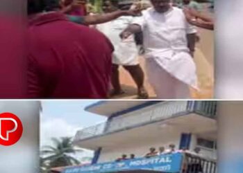 കണ്ണൂരിൽ ആശുപത്രിക്ക് മുന്നിൽ കൂട്ടത്തല്ല്