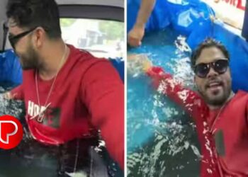 സഫാരി കാറിനുള്ളിൽ സ്വിമ്മിം​ഗ് പൂൾ ; യൂട്യൂബർ സ‍ഞ്ജു ടെക്കിക്കെതിരെ നടപടി