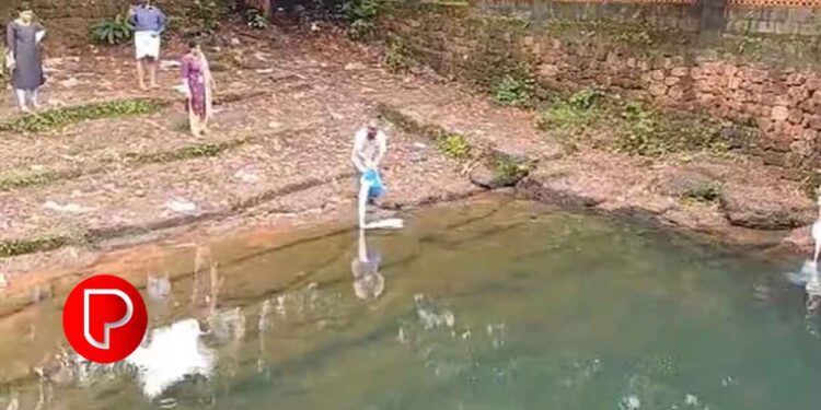 അമീബിക് മസ്തിഷ്‌ക ജ്വരം; കോഴിക്കോട് ഫാറൂഖ് കോളേജിന് സമീപം അച്ചന്‍കുളത്തില്‍ കുളിക്കാനിറങ്ങിയവരുടെ വിവരങ്ങൾ ശേഖരിക്കുന്നു