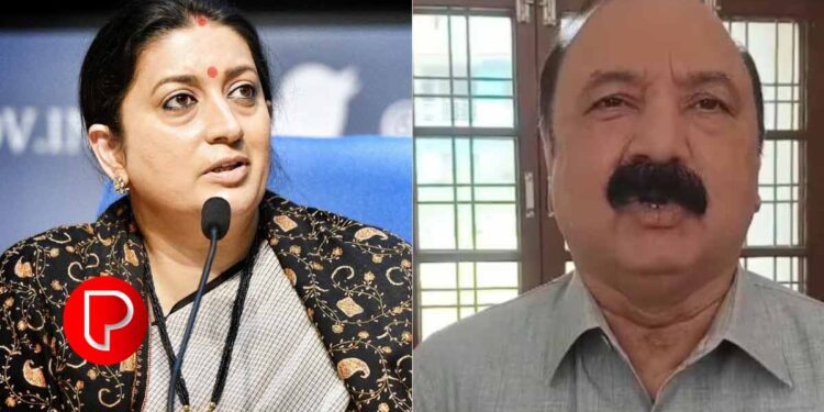 അമേഠിയില്‍ സ്മൃതി ഇറാനി പിന്നിൽ ? കുതിച്ചു കയറി കോണ്‍ഗ്രസ്