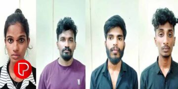 കുന്ദമംഗലത്ത് കാറിൽ കടത്തുകയായിരുന്ന 146 ഗ്രാം എം.ഡി.എം.എ.യുമായി യുവതിയടക്കം നാലുപേർ പിടിയിൽ