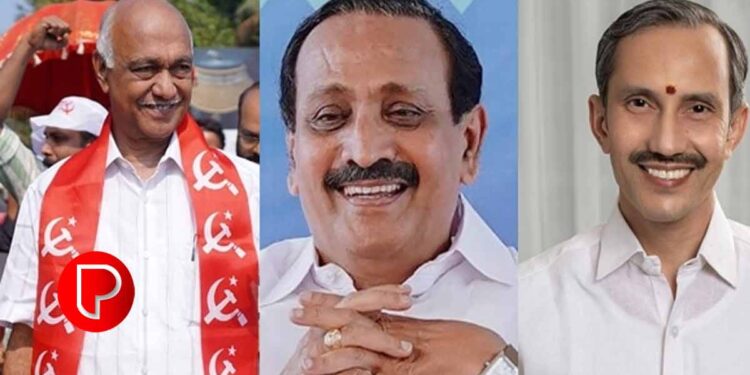 കോഴിക്കോട് സിപിഎമ്മിനെ ഞെട്ടിച്ച് എൻഡിഎ ; രാഘവന്റെ ലീഡ് കാൽ ലക്ഷം