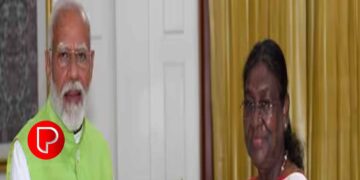 പ്രധാനമന്ത്രി നരേന്ദ്ര മോദി രാഷ്ട്രപതി ദ്രൗപദി മുര്‍മുവിന് രാജിക്കത്ത് നൽകി ; കാവൽ മന്ത്രിസഭ തുടരാൻ നിര്‍ദ്ദേശം
