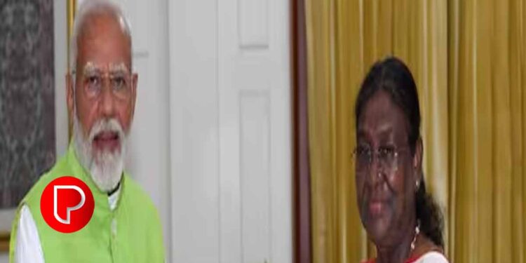 പ്രധാനമന്ത്രി നരേന്ദ്ര മോദി രാഷ്ട്രപതി ദ്രൗപദി മുര്‍മുവിന് രാജിക്കത്ത് നൽകി ; കാവൽ മന്ത്രിസഭ തുടരാൻ നിര്‍ദ്ദേശം