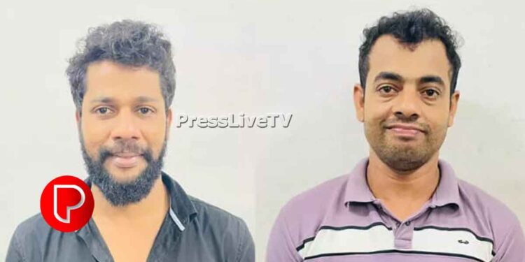 എം.ഡി.എം.എയുമായി മുക്കം, ഓമശ്ശേരി സ്വദേശികളായ രണ്ടുപേർ പിടിയിൽ