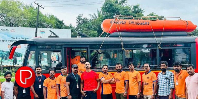 അർജുനായുള്ള തിരച്ചിലിന് മുക്കത്ത് നിന്നുള്ള സന്നദ്ധ പ്രവർത്തകരും കർണാടകയിലേക്ക്