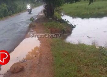 ശക്തമായ മഴ; മാവൂരിലും പരിസര പ്രദേശങ്ങളിലും വെള്ളം കയറി; കൂളിമാട് റോഡിന്റെ പാർശ്വഭിത്തി ഇടിഞ്ഞു