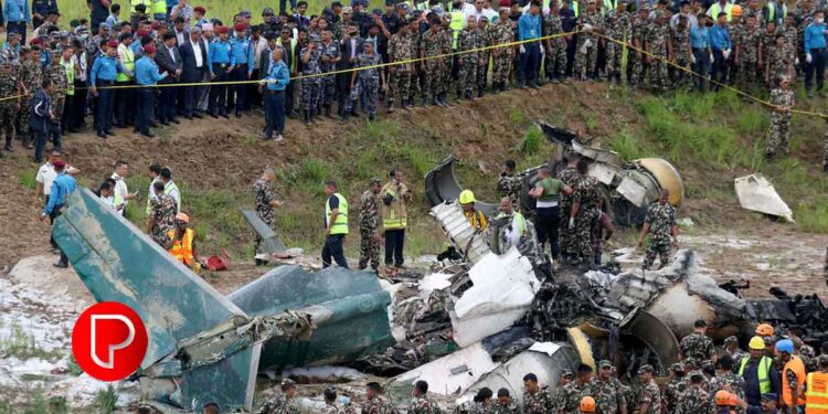 നേ​പ്പാ​ളി​ൽ വി​മാ​നം ത​ക​ർ​ന്ന് 18 മ​ര​ണം