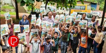 ആഹ്ലാദാരവങ്ങളോടെ കന്നൂട്ടിപ്പാറ സ്കൂളിൽ കുഞ്ഞെഴുത്തുകൾ വിതരണം ചെയ്തു.