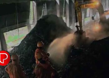 കോഴിക്കോട് ഞെളിയന്‍പറമ്പില്‍ മാലിന്യകൂമ്പാരത്തിന് തീപ്പിടിച്ചു