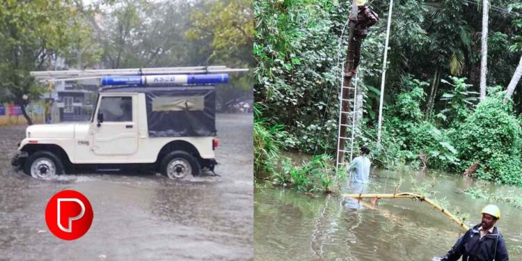 കൊടുങ്കാറ്റും പേമാരിയും; കെഎസ്‌ഇബിക്ക് കോഴിക്കോട്, വടകര സർക്കിളുകളിലായി ഏഴുകോടി രൂപയുടെ നാശനഷ്ടം