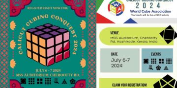 കാലിക്കറ്റ് ക്യൂബിംഗ് കോൺക്വസ്റ്റ് 2024: ജൂലൈ 6 – 7 തീയതികളിൽ