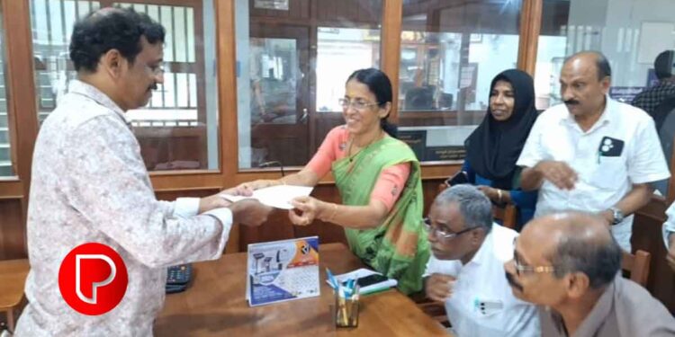 മാവൂർ ഗ്രാമപ്പഞ്ചായത്ത് പ്രസിഡൻ്റ് സ്ഥാനത്തുനിന്ന് കെ.സി.വാസന്തി രാജിവച്ചു