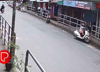 എളേറ്റിൽ വട്ടോളിയിൽ നിയന്ത്രണം വിട്ട് ബൈക്ക് അപകടം: ബൈക്ക് യാത്രികന് പരിക്ക്