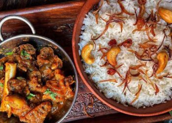 പാചകം : നെയ്ച്ചോറും മട്ടൺ റോസ്റ്റും