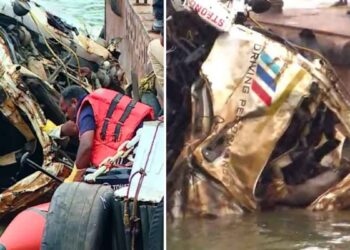 ക്യാബിൻ പൂർണമായും തകർന്നു ; ചെളിയിൽ നിന്ന് കൂടുതൽ ശരീരഭാഗങ്ങൾ കണ്ടെത്താൻ ശ്രമം