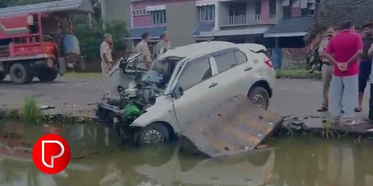 വടകരയിൽ കാറും ലോറിയും കൂട്ടിയിടിച്ചു; കാർ യാത്രക്കാരിൽ ഒരാൾ മരിച്ചു, ഒരാൾക്ക് ഗുരുതര പരിക്ക്