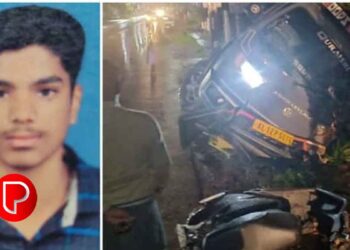 മുക്കം വലിയപറമ്പിൽ വാഹനാപകടം; ഒരാൾ മരിച്ചു. ഒരാൾക്ക് പരിക്ക്