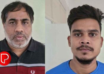 സൈബര്‍ തട്ടിപ്പ് വഴി നാല് കോടി തട്ടിയെടുത്ത കേസിലെ മുഖ്യ പ്രതികളെ രാജസ്ഥാനിൽ വച്ച് കോഴിക്കോട് സിറ്റി സൈബർ പോലീസ് സാഹസികമായി പിടികൂടി