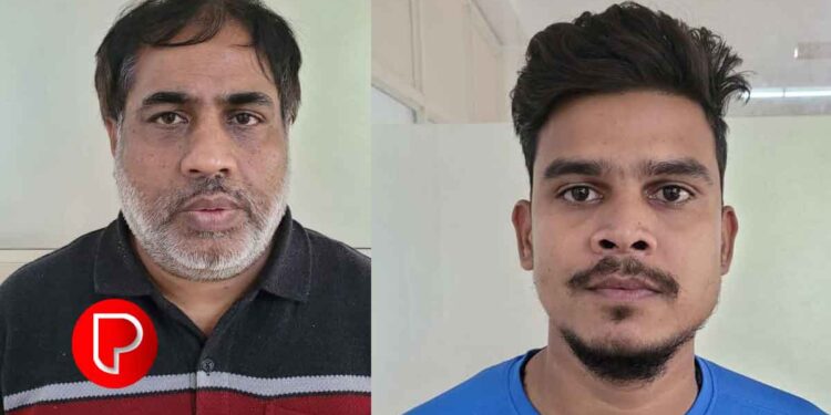 സൈബര്‍ തട്ടിപ്പ് വഴി നാല് കോടി തട്ടിയെടുത്ത കേസിലെ മുഖ്യ പ്രതികളെ രാജസ്ഥാനിൽ വച്ച് കോഴിക്കോട് സിറ്റി സൈബർ പോലീസ് സാഹസികമായി പിടികൂടി