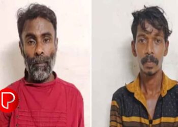 നടുവട്ടത്ത് നിർമ്മാണത്തിലിരുന്ന വീടിന്റെ ഗേറ്റ് മോഷ്ടിച്ച രണ്ടംഗ സംഘം പൊലീസ് പിടിയിൽ