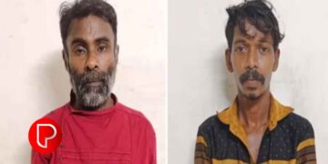 നടുവട്ടത്ത് നിർമ്മാണത്തിലിരുന്ന വീടിന്റെ ഗേറ്റ് മോഷ്ടിച്ച രണ്ടംഗ സംഘം പൊലീസ് പിടിയിൽ