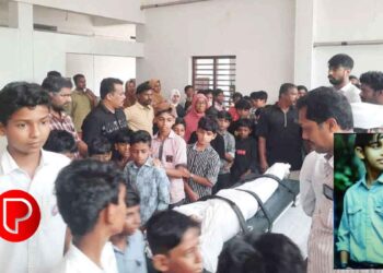 പൂനൂർ പുഴയിൽ മുങ്ങി മരിച്ച ആദിലിന്റെ വേര്‍പാടില്‍ കണ്ണീരണിഞ്ഞ് വിദ്യാലയം