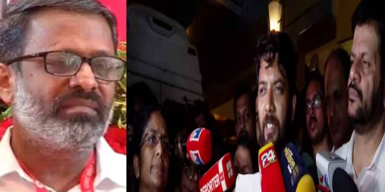 കള്ളപ്പണം പിടിക്കാൻ വരുമ്പോൾ ഷാഫിക്കെന്താ പ്രശ്നം? സിപിഎം പാലക്കാട് ജില്ലാ സെക്രട്ടറി ഇഎൻ സുരേഷ് ബാബു