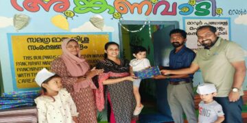 ജെ.സി.ഐ മാവൂർ ശിശുദിനത്തിൽ അംഗൻവാടി കുട്ടികൾക്ക് സമ്മാനങ്ങൾ വിതരണം ചെയ്തു: