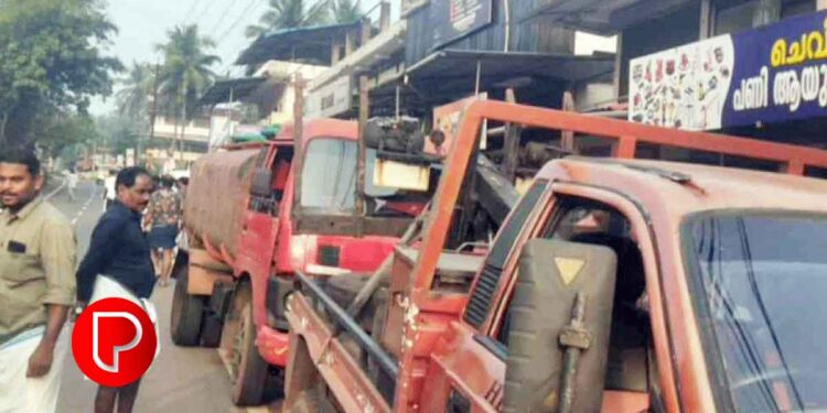 പന്നിക്കോട് കക്കൂസ് മാലിന്യം കൊണ്ടുവന്ന വാഹനത്തിന് കൊടിയത്തൂർ ഗ്രാമപ്പഞ്ചായത്തിന്റെ നടപടി; 25,000 രൂപ പിഴ ചുമത്തി