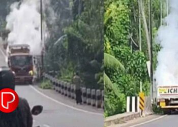 പേരാമ്പ്രയില്‍ സിഎന്‍ജിയുമായി പോയ ടാങ്കറില്‍ നിന്നും ഗ്യാസ് ചോര്‍ന്നത് പരിഭ്രാന്തി പരത്തി