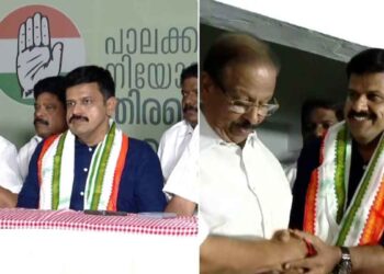 സ്നേഹത്തിന്റെ കടയിൽ ഒരു മെമ്പര്‍ഷിപ്പ് എടുക്കുന്നു ; സന്ദീപ് വാര്യര്‍ കോൺഗ്രസിൽ