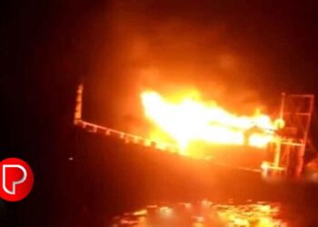 ബേപ്പൂരിൽ മത്സ്യബന്ധന ബോട്ടിന് തീപിടിച്ച് രണ്ട് പേര്‍ക്ക് പൊള്ളലേറ്റു