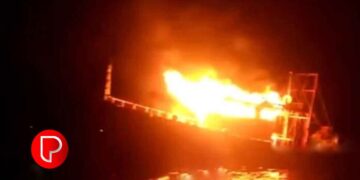 ബേപ്പൂരിൽ മത്സ്യബന്ധന ബോട്ടിന് തീപിടിച്ച് രണ്ട് പേര്‍ക്ക് പൊള്ളലേറ്റു