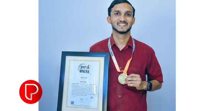 പൊതു പരിപാടികളിലെ സാന്നിധ്യം: ജുനൈദ് കൈപ്പാണിയെ തേടി ബെസ്റ്റ് ഓഫ് ഇന്ത്യ റെക്കോർഡ്