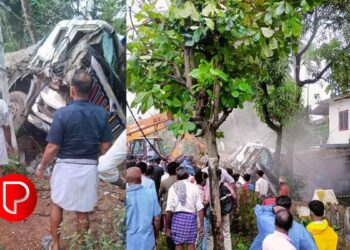 പാലക്കാട് ലോറി പാഞ്ഞുകയറി നാലു വിദ്യാർഥിനികൾക്ക് ദാരുണാന്ത്യം