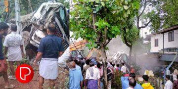 പാലക്കാട് ലോറി പാഞ്ഞുകയറി നാലു വിദ്യാർഥിനികൾക്ക് ദാരുണാന്ത്യം